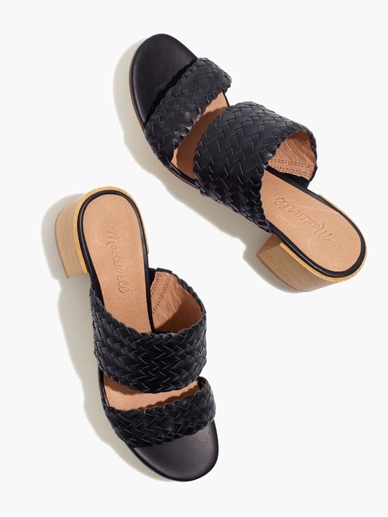 Madewell Shoes - Madewell The Kiera Mule Sandal in Woven Leather black size 8
Style No. AM223
